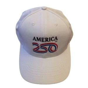 America 250 Commemorative Baseball Cap Adjustable Strap Red White Blue